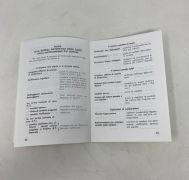 Owners manual Lambretta LI125 S1