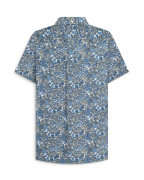 Camicia Lambretta a maniche corte Painsley WHITE/LIGHT BLUE