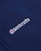 Felpa Lambretta con cappuccio e zip Blu Navy