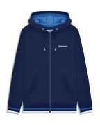 Felpa Lambretta con cappuccio e zip Blu Navy