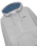 Lambretta F/Z Hoodie Grey/darl blue/red