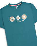 T-shirt Lambretta con vinili blu petrolio