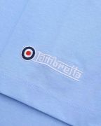 T-shirt LAMBRETTA con Target azzurro cielo