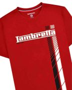 Lambretta red Fade Racing Stripe Tee