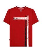 Lambretta red Fade Racing Stripe Tee