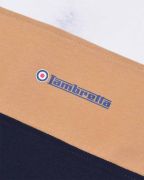 T-shirt LAMBRETTA bianca a pannelli