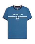 T-shirt LAMBRETTA con logo dark blu