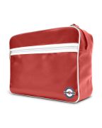Lambretta Retro Flight Bag Burgundy/White