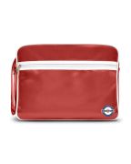 Lambretta Retro Flight Bag Burgundy/White