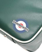 Borsa con tracolla Lambretta verde/bianco
