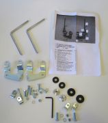Smoke Black 'Bubble' flyscreen for Lambretta SX + TV + GT + Special (complete with bracket set)