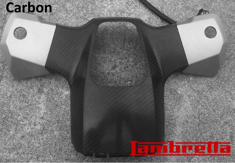Coperchio manubrio in carbonio per Lambretta V-Special 50 - 125 - 200
