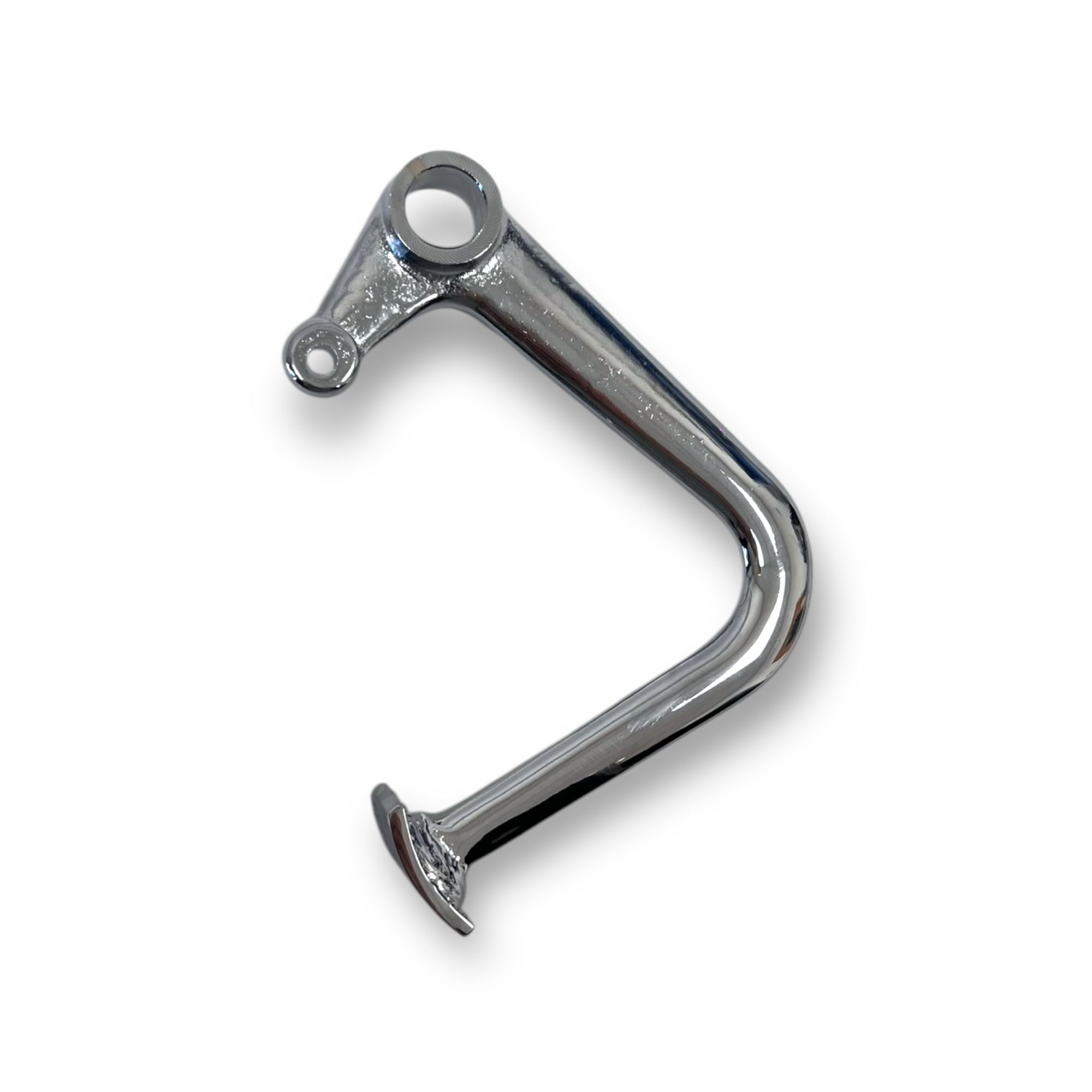 Chrome rear brake pedal for Lambretta D + LD 125 (1st version from