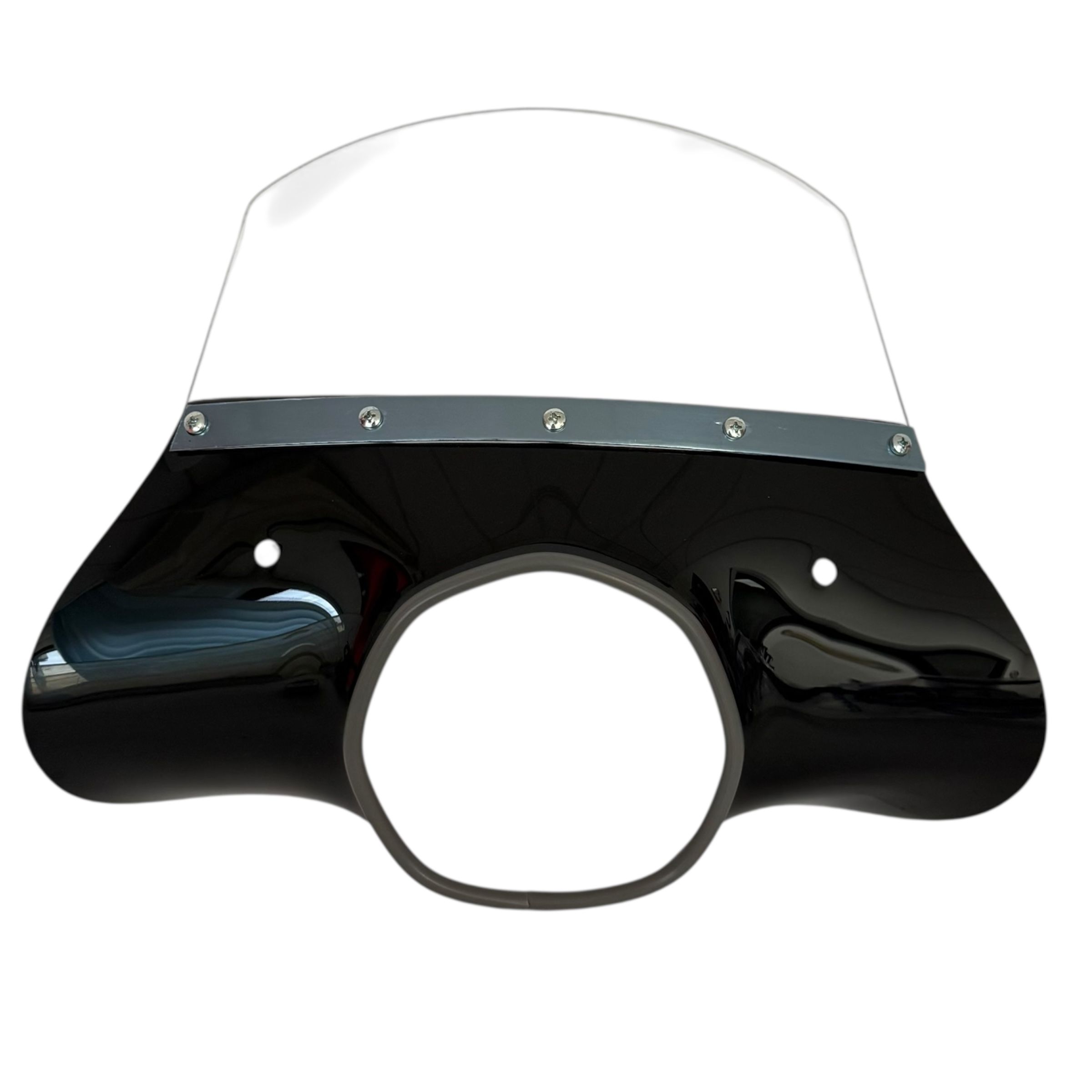 Black 'Classic' model flyscreen for Lambretta SX+ TV+ GT+ Special