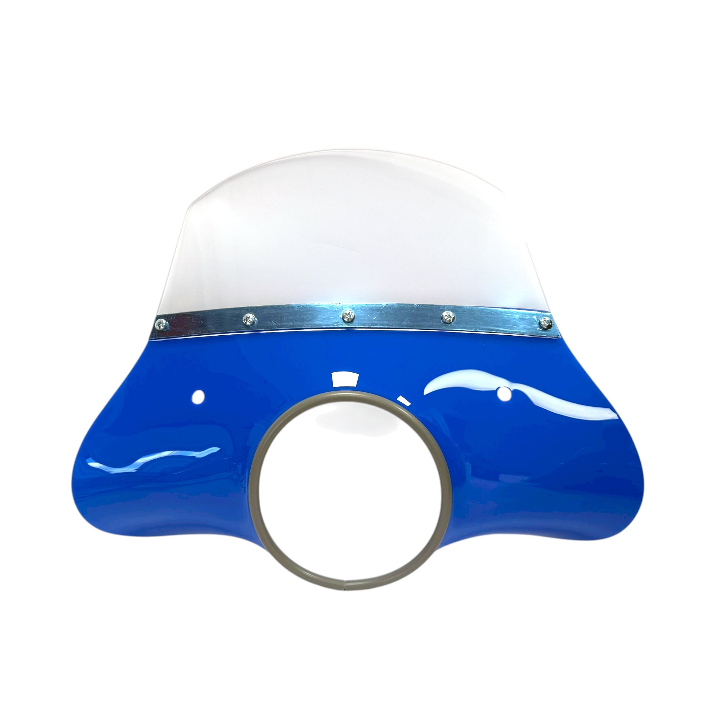 Blue 'Classic' model flyscreen for Lambretta LI S3 (complete with