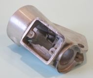 Light switch housing / handlebar throttle support for Lambretta J