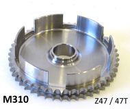 High quality Italian made 47T clutch crownwheel sprocket bell Lambretta GP/DL200