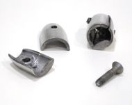 Endcaps for rubber legshield beading for Lambretta J (pair)