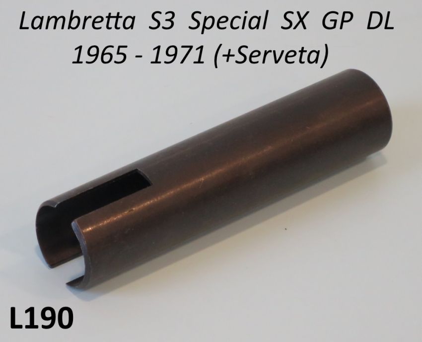 Handlebar internal throttle control tube for Lambretta  LI S3 + Special + SX  (models from 1966 to 1969) + DL + Serveta