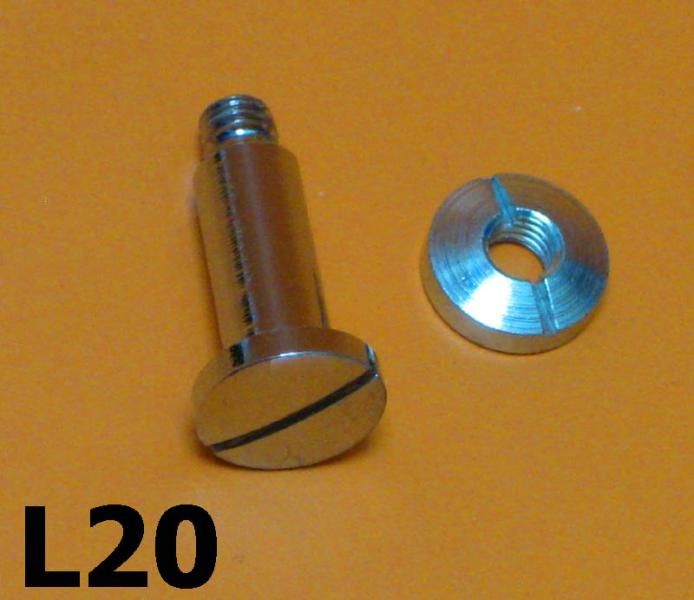 Chromed handlebar lever pin Lambretta D + LD + J100