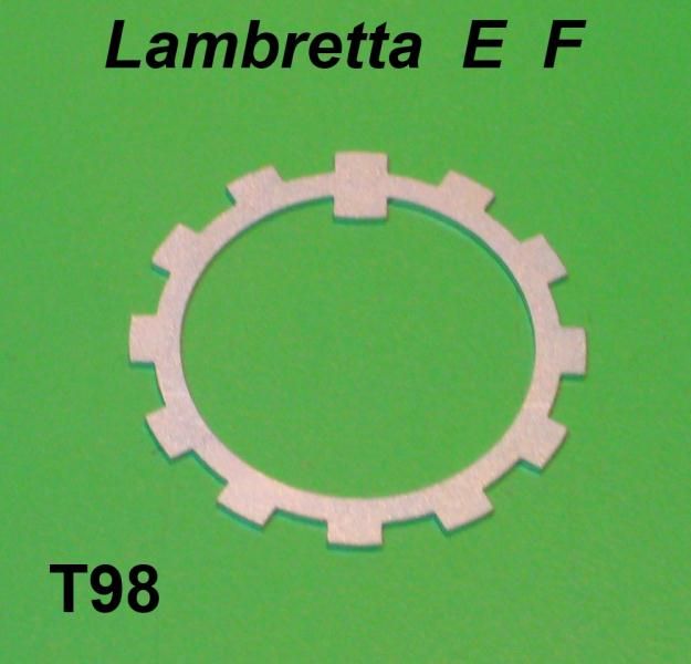 Rosetta di sicurezza destra Lambretta E + F