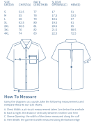 Camicia Lambretta a maniche corte Painsley WHITE/LIGHT BLUE