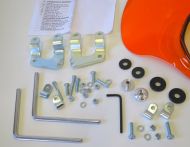Cupolino modello 'Bubble' arancione per Lambretta SX + TV3 + Special + SX + Serveta