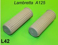Grey handlebar grips Lambretta A