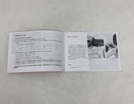 Libretto 'Uso e Manutenzione' Lambretta J Cento