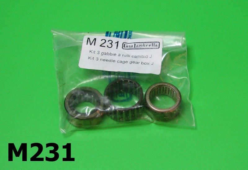 Kit di gabbie a rulli cambio Lambretta J