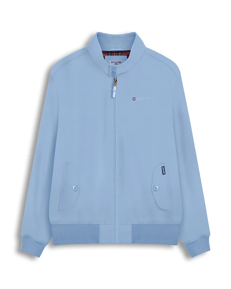 Light blue harrington jacket hot sale