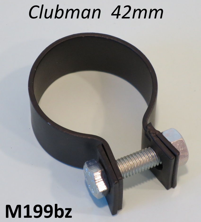 Main exhaust clamp for 42mm Clubman exhaust Rimini Lambretta Centre