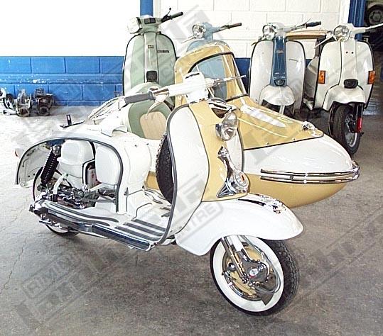 LI150 S1 sidecar ‘Afternoon Delight’ Nev Cope