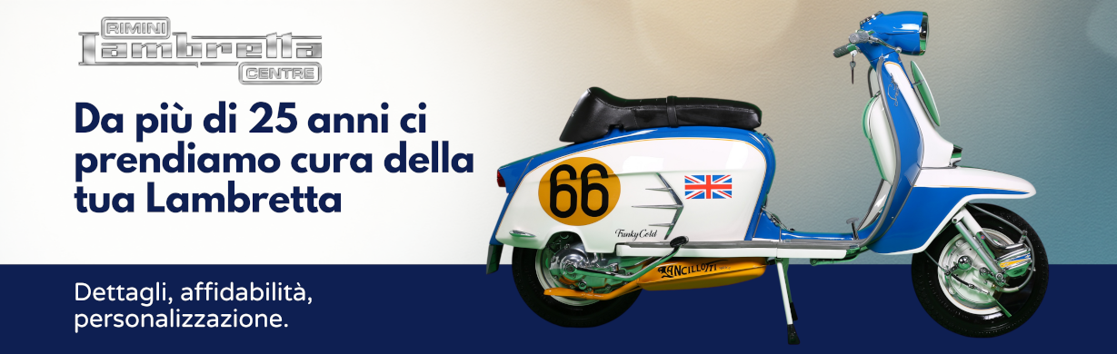 Da pi&ugrave; di 25 anni ci prendiamo cura della tua Lambretta
